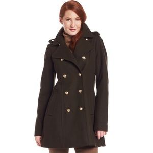Tommy Hilfiger Wool Blend Military Coat